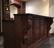 custom bar and cabinetry